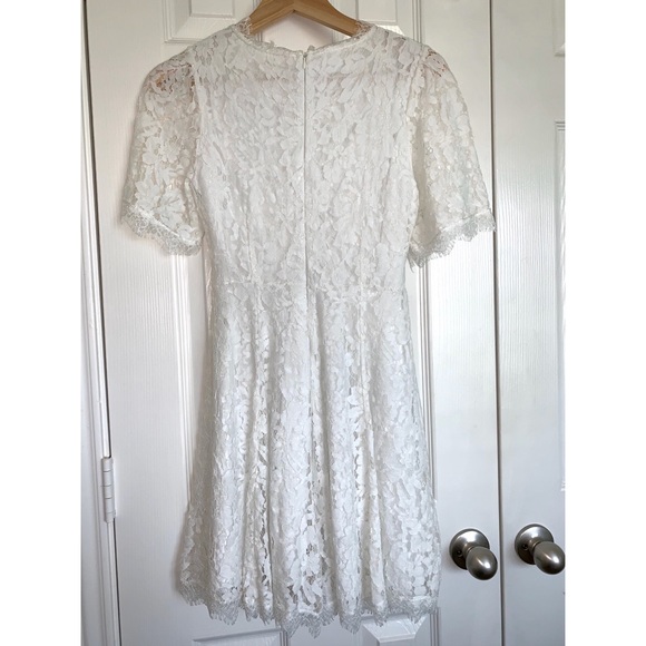 White Lace Midi-dress - Picture 2 of 7